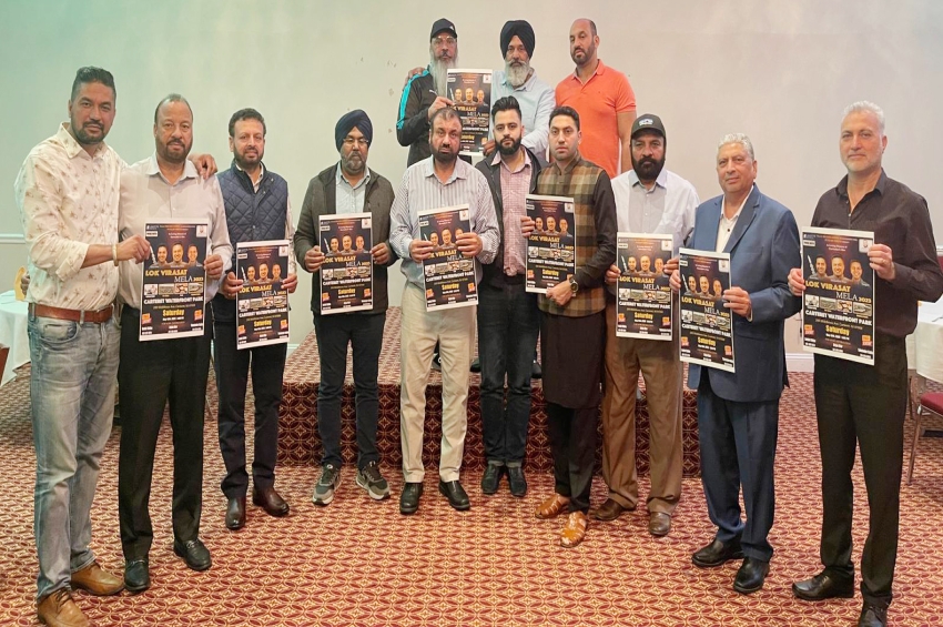&lsquo;ਲੋਕ ਵਿਰਾਸਤ ਮੇਲਾ 2023&rsquo; ਦਾ ਪੋਸਟਰ ਗੁਰਮੀਤ ਸਿੰਘ ਗਿੱਲ ਤੇ ਸਾਥੀਆਂ ਨੇ ਨਿਊ ਜਰਸੀ &rsquo;ਚ ਕੀਤਾ ਰਿਲੀਜ਼